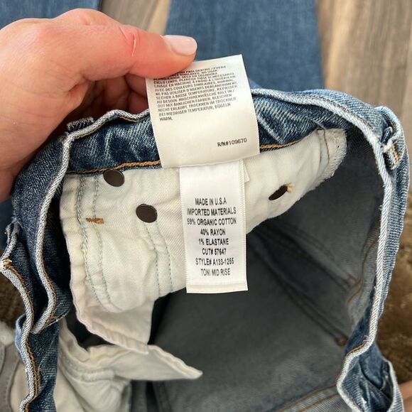 AGOLDE Toni mid rise, 25 - Picture 7 of 7